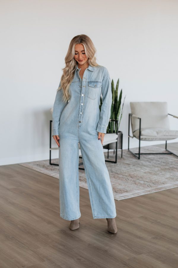 Andi Denim Jumpsuit on Sale