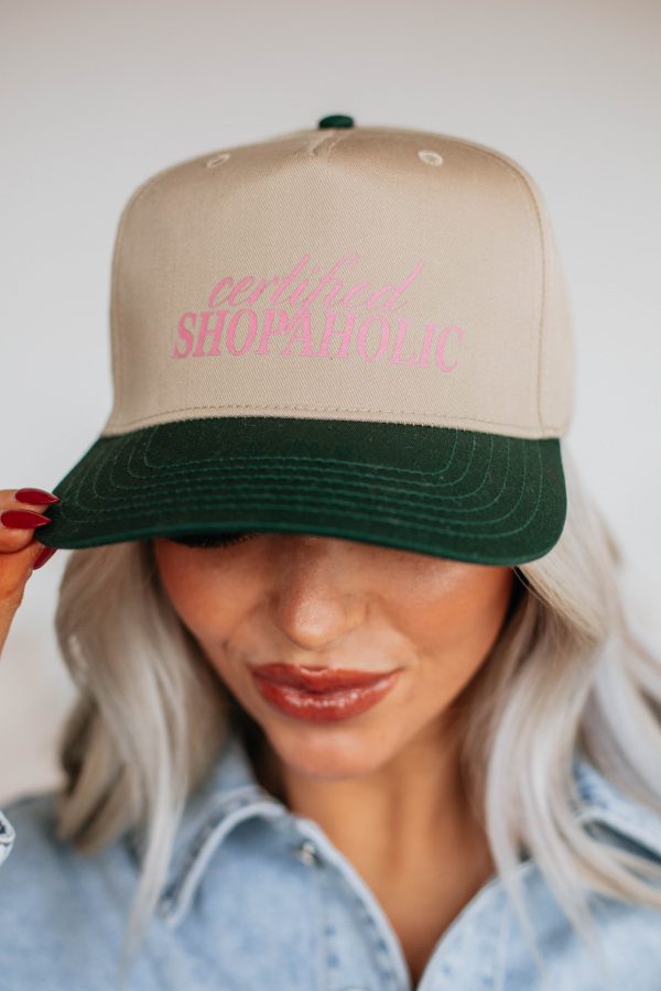 Certified Shopaholic Trucker Hat Discount