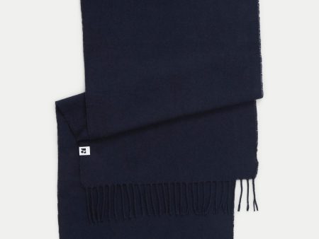 The Solid Scarf in Deep Blue Online Hot Sale