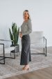 Joy Denim Skirt - Charcoal Hot on Sale