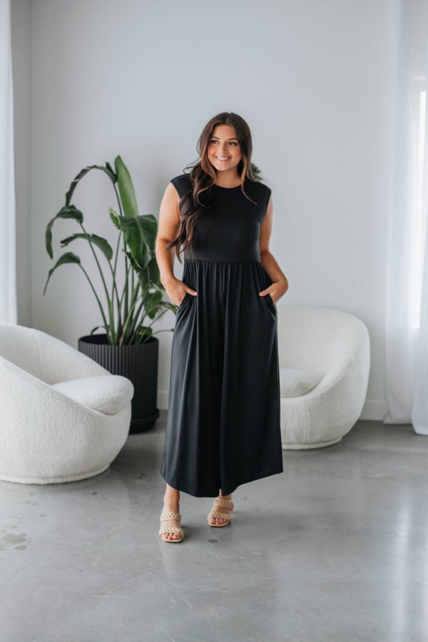 Halayna Jumpsuit - Black For Sale