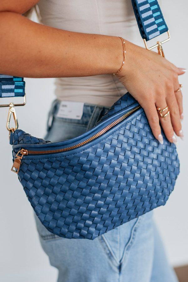 Patsy Bum Bag - Steel Blue Cheap