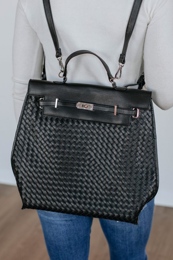 Inclined To Impress Woven Backpack Fashion