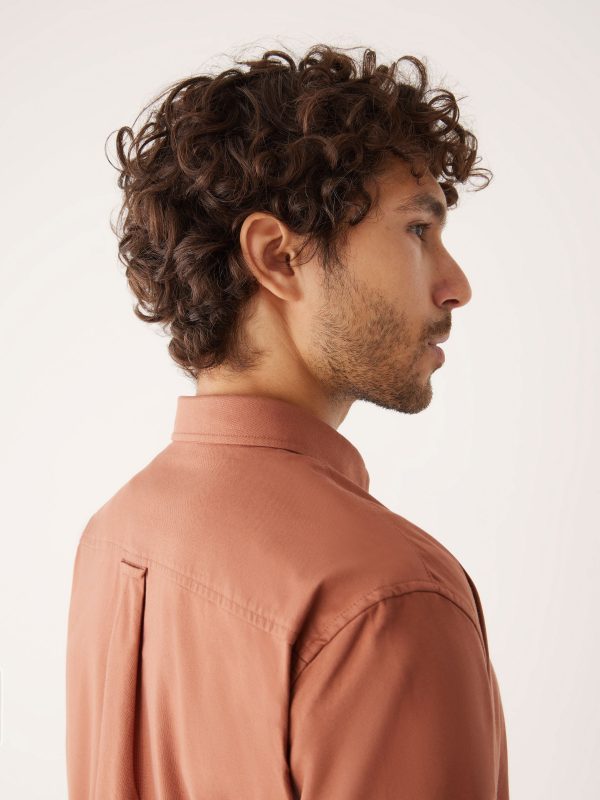 The Jasper Oxford Shirt in Russet For Sale