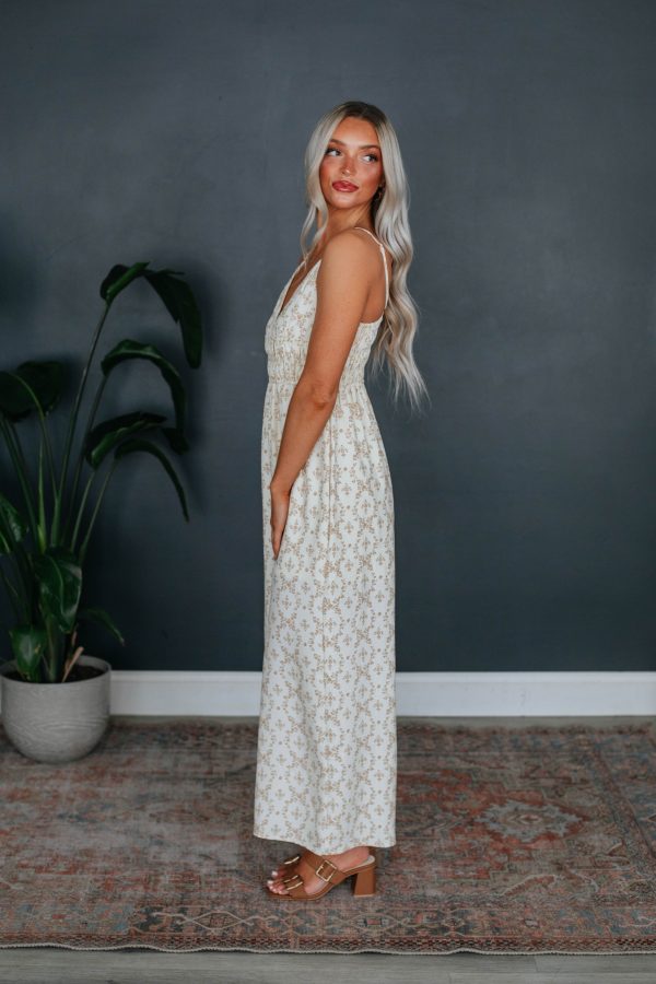 Angelica Floral Jumpsuit For Cheap