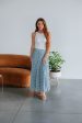 Julia Maxi Skirt - Sky Blue on Sale