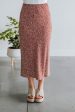 Hallie Floral Midi Skirt - Cinnamon For Cheap