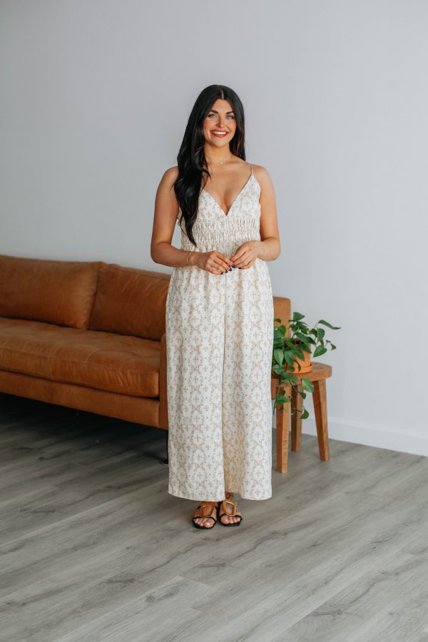 Angelica Floral Jumpsuit For Cheap