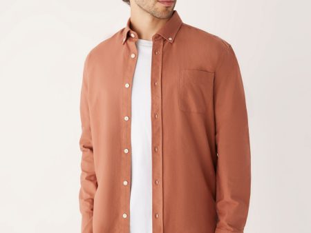 The Jasper Oxford Shirt in Russet For Sale