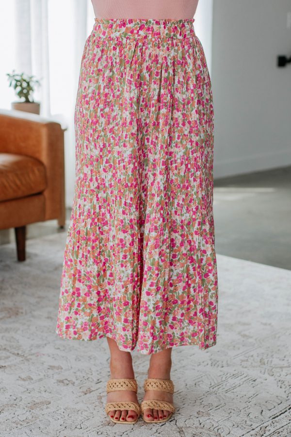 Addy Floral Skirt - Orchid Supply