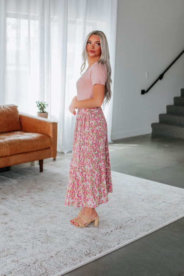 Addy Floral Skirt - Orchid Supply