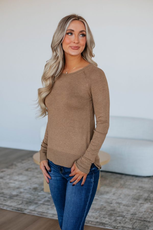 Anneke Long Sleeve Top - Barley Hot on Sale