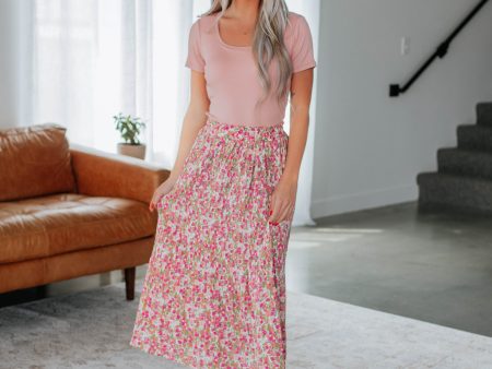 Addy Floral Skirt - Orchid Supply