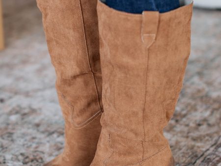 Handle With Caution Boots - Taupe For Sale