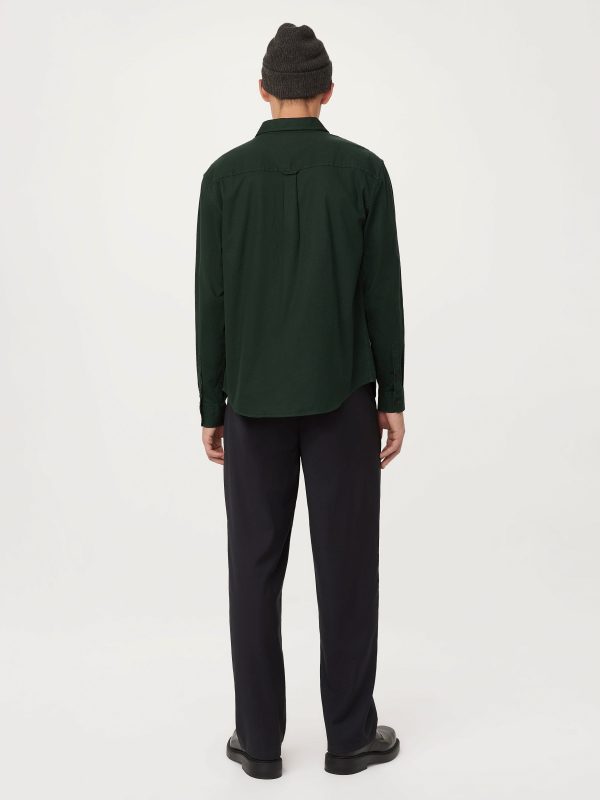 The Utility Shirt  in Forest Green Discount