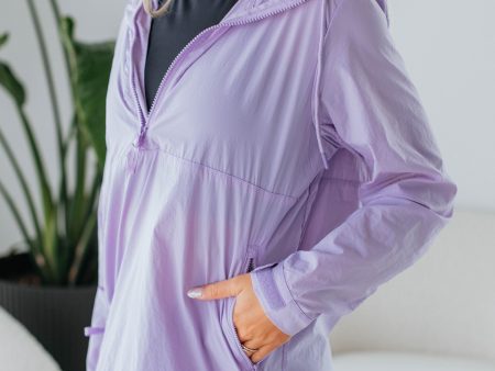 Gracelyn Lightweight Jacket - Lavender Online Hot Sale