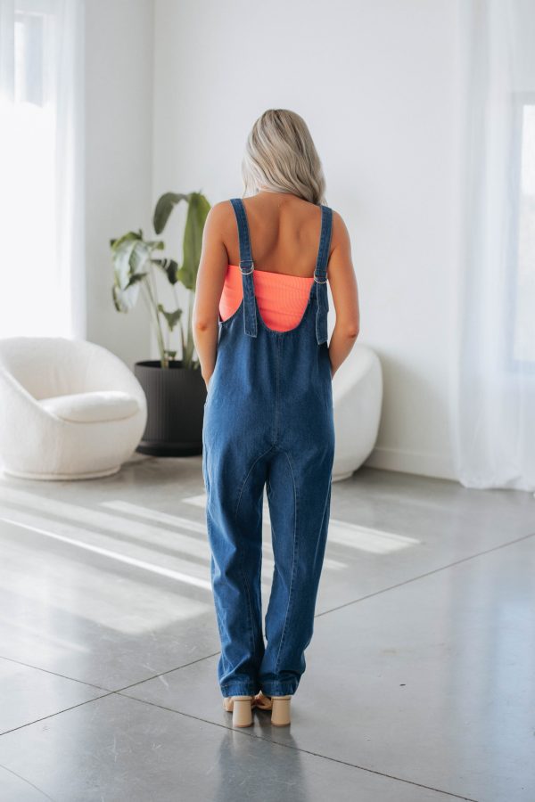 Tate Denim Jumpsuit Supply