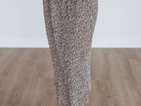 Anika Floral Skirt - Mocha Cheap