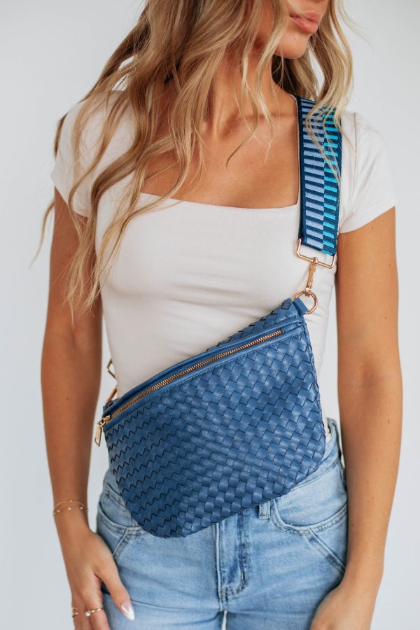 Patsy Bum Bag - Steel Blue Cheap