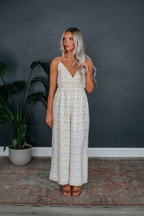 Angelica Floral Jumpsuit For Cheap