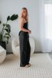 Brady Cargo Jumpsuit - Black Online Sale