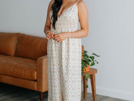 Angelica Floral Jumpsuit For Cheap