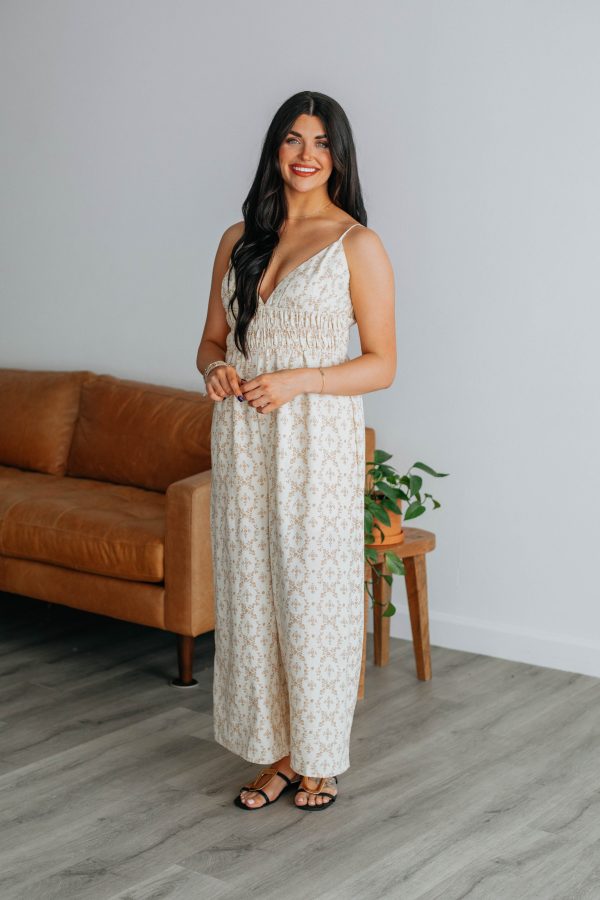 Angelica Floral Jumpsuit For Cheap