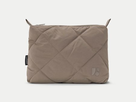 The Skyline Dopp Kit in Dark Taupe For Cheap