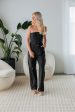 Brady Cargo Jumpsuit - Black Online Sale