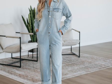 Andi Denim Jumpsuit on Sale