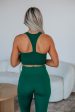 Astoria Sports Bra - Hunter Green Hot on Sale