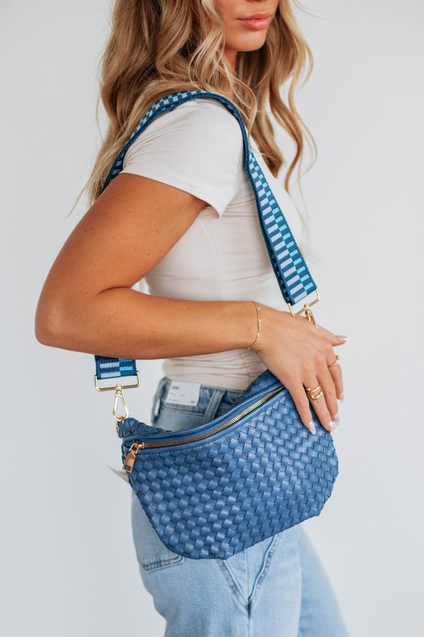 Patsy Bum Bag - Steel Blue Cheap