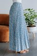 Julia Maxi Skirt - Sky Blue on Sale