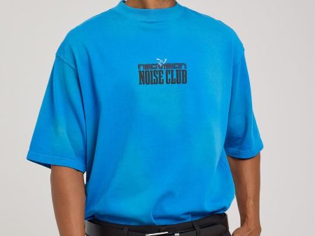 Neovision Frequency Oversize Super Heavy Tee Sunfade Blue Sale