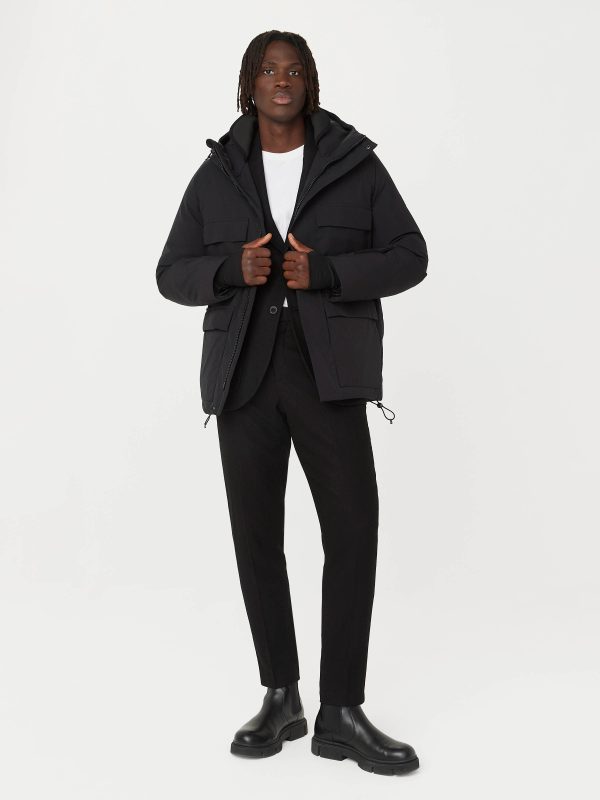 The Capital Field Parka in Black For Cheap