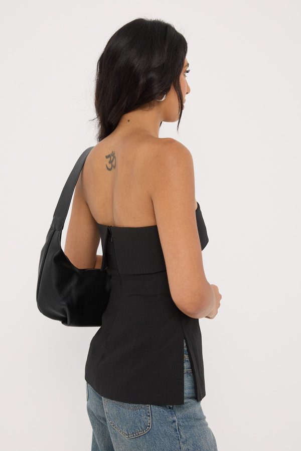 Perfect Stranger Luca Strapless Long Line Top Black Sale