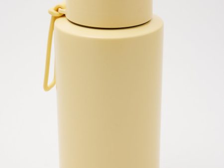 Frank Green 34oz Reusable Bottle with Straw Lid Buttermilk Hot on Sale