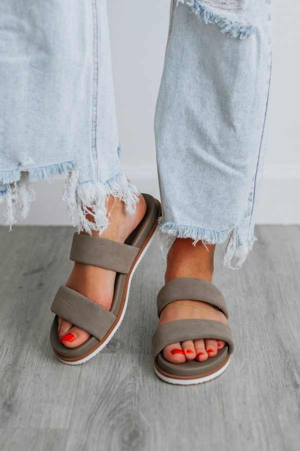 Word On The Street Sandals - Mocha Sale