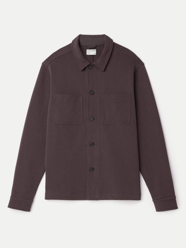 The Jordan French Terry Overshirt in Raisin Online now