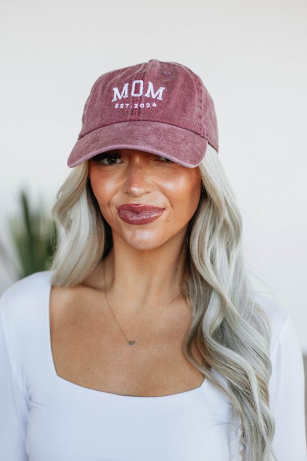 Mom Baseball Hat - Wine Cheap