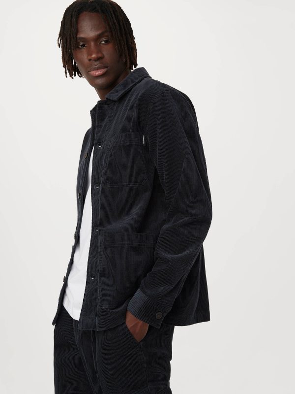 The Corduroy Chore Jacket in Deep Blue Sale