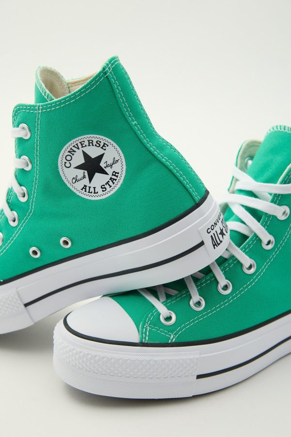 Converse All Star Lift Platform Sneaker Apex Green Online now