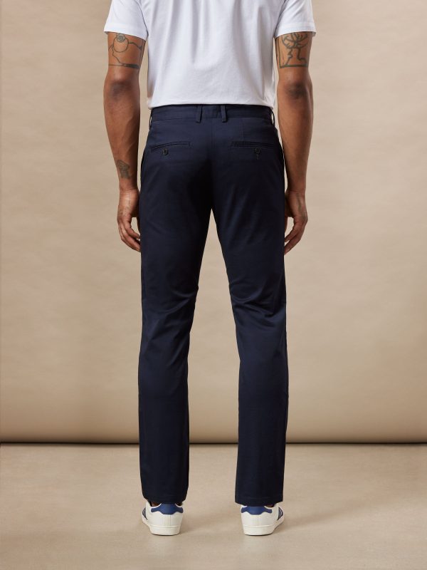 The Brunswick Slim Chino Pant in Deep Blue Fashion