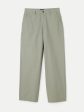 The Theo Baggy Ripstop Pant in Vetiver Green For Cheap