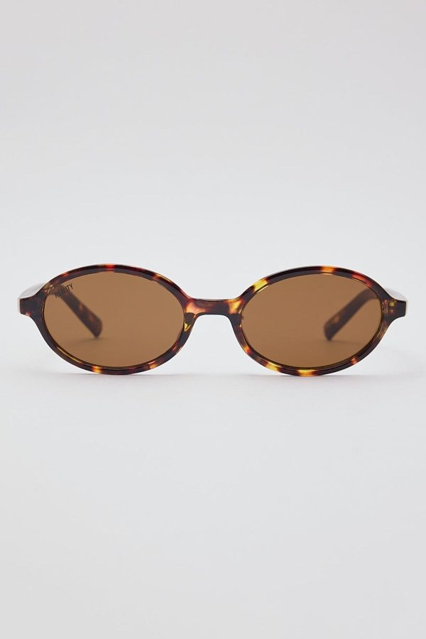 Reality Eyewear The Bessette Turtle Brown Lens Hot on Sale