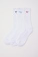 Common Need Invincible Sock 3 Pack White Hot on Sale