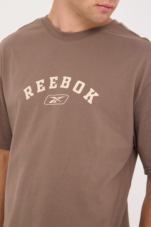 Reebok Reebok Classic Large Logo Tee Brown Online now