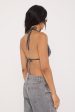 Neovision Skyline Tie Bralette Washed Black Online Hot Sale