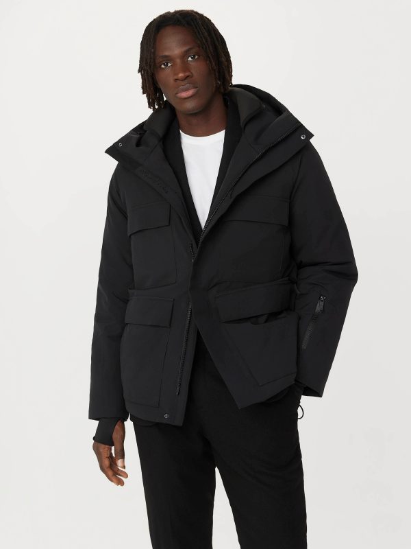 The Capital Field Parka in Black For Cheap