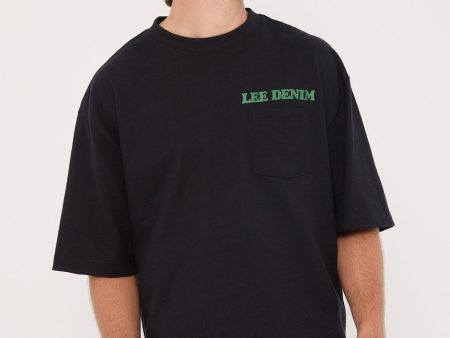 Lee Box Cutter Pocket Tee Black Sale